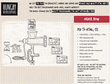 Tablet Screenshot of hungrydevelopers.com